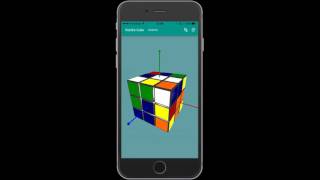 Rubiks Cube in JavaFX on iPhone using Gluon Mobile [upl. by Ynnaj]