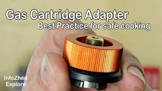 Camping Gas Cartridge Adapter [upl. by Alejna]