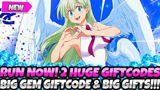 RUN NOW 2 HUGE GIFT CODES ARE HERE BIG GEM GIFT CODES amp CRAZY GIFTS FOR ALL 7DS Grand Cross [upl. by Enalda54]