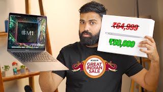 MacBook Air M1 at ₹50000 Review  Amazon Great Indian Festival Sale 2024 🔥 [upl. by Wilkey]