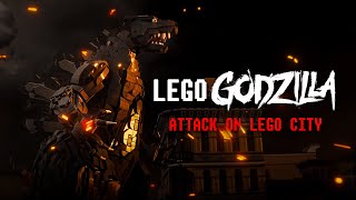 LEGO GODZILLA  Attack on LEGO City [upl. by Aryajay286]