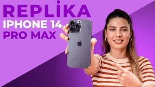 ÇAKMA İPHONE 14 PRO MAX ALINIR MI   Replika iPhone 14 Pro Max İnceleme [upl. by Antonio]