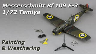 Messerschmitt Bf 109 E3 172 Tamiya  Liquitex Acrylic Inks  Episode 22 Painting amp Weathering [upl. by Hugues]