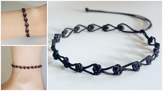 DIY easy bracelet amp anklet [upl. by Krawczyk]