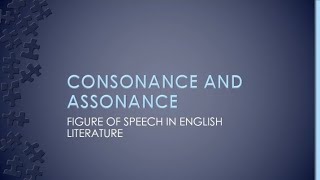 Consonance and assonance with examples figure of speech Urdu hindi explanation [upl. by Ecitnerp]