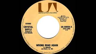 1975 Crystal Gayle  Wrong Road Again [upl. by Adnarym]