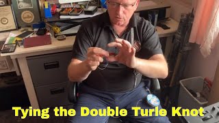 Tying The Double Turle Fishing Knot [upl. by Estis]