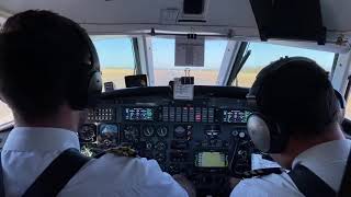 Metro 23 VHVEK Cockpit takeoff from Narrabri [upl. by Nobie]