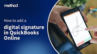 How to add a digital signature in QuickBooks Online [upl. by Aimil]