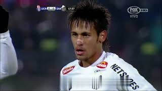 Neymar vs Universidad Chile 1st leg Recopa Sudamericana 23082012 [upl. by Carry583]