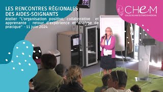 Atelier 1  Les Rencontres Régionales des aidessoignants 2024 [upl. by Ahsinhoj413]