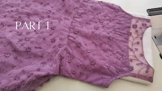 Frock Cutting And Stitching For Five Years Old PART 1 [upl. by Carey]