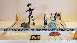 McFarlane Toys My Hero Academia Sports Festival Arena [upl. by Zerelda460]