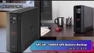 APC UPS  1500VA UPS Battery Backup [upl. by Reiner590]