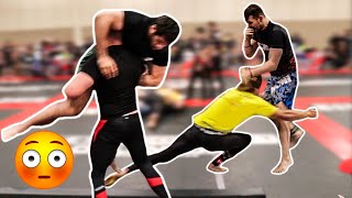 2 WRESTLERS vs 6 BJJ BLUE BELTS  NAGA Charlotte Grappling Championship [upl. by Molahs]