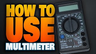 DT830B  How to use a Digital Multimeter to test VoltageCurrent and Resistance [upl. by Heger]