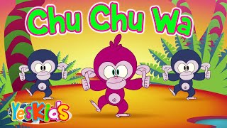 Chuchuwa  Nursery Rhymes English  Kids Songs to Dance by YesKids [upl. by Oniliuqnart761]