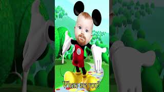 Little Babies Mickey Mouse Finger Family Song [upl. by Haldas724]