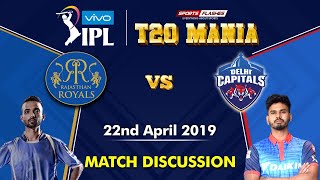 Rajasthan vs Delhi T20 match  Live Scores and Analysis English  IPL 2019 [upl. by Eromle]