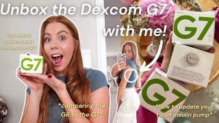 DEXCOM G7 REVIEW  how to update your tslim pump to use the G7 pros amp cons G7 insertion [upl. by Candice]