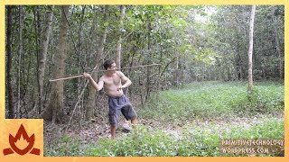 Primitive Technology Spear Thrower [upl. by Aikrahs767]