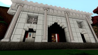 Minecraft Minecolonies Mod Multiple Styles including Cliffs and Incan plus Deco Mods [upl. by Arhez]