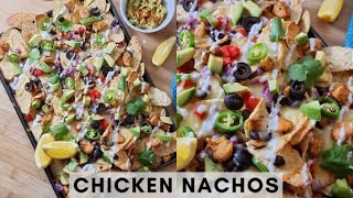 Chicken Nachos  Mexican Nachos at Home [upl. by Roer]