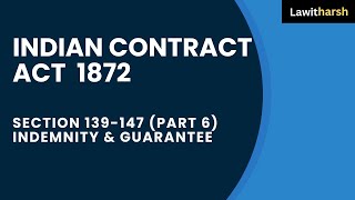 Contract Act 1872 I Section 139147 I Rights of Surety I Debtor I Creditor I CoSureties [upl. by Latsyrk]