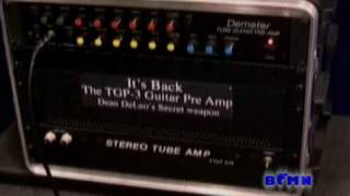 James Demeter at NAMM with Dean Deleos preamp the TGP3 [upl. by Bohi172]