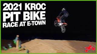 KROC 2021 Pit Bike Race at Raceway Park Englishtown NJ [upl. by Annauj]