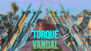 Torque Vandal Skin Showcase  VALORANT Episode 9 Act 3 Battlepass Skins [upl. by Ro]