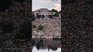 Scenes from Olympia park today Outside Taylor swift’s concert 😀  Swifties in town ♥️♥️munich [upl. by Cis]