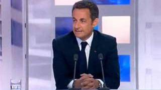 Les images de Sarkozy en quotoffquot avant son interview sur F 3 [upl. by Ninnetta]