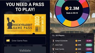 How to play Rocky Rabbit battle  How to get a rocky Rabbit game pass [upl. by Amme]