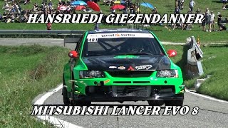 BERGRENNEN GURNIGEL 2024 HANSRUEDI GIEZENDANNER MITSUBISHI LANCER EVO 8 VIDEOCLIP BY BELLUNOVIDEO [upl. by Ellienad]