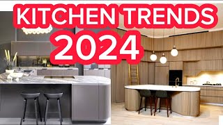 KITCHEN TRENDS 2024  9 TOP KITCHEN DESIGNS TRENDS AND IDEAS [upl. by Arakihc]