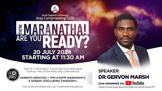 Brixton SDA Online Worship Service II Maranatha are you ready with Gervon Marsh [upl. by Doty649]