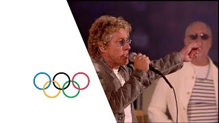 The Who London 2012 Performance  Extinguishing the Olympic Flame [upl. by Farver]