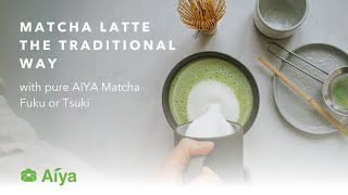 MATCHA LATTE Tutorial for HoReCa  with Pure Matcha powder [upl. by Nepsa]