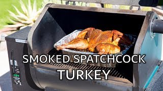 Smoked Spatchcock Turkey with Big Swede BBQ [upl. by Fax]