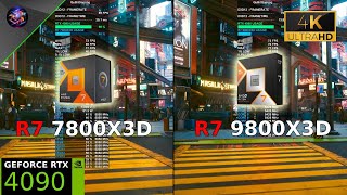 Ryzen 7 9800X3D vs Ryzen 7 7800X3D 4K Test in 13 Games  RTX 4090 [upl. by Jerz]