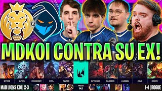 IBAI CASTEA A KOI CONTRA SU EX EQUIPO😱  MAD KOI vs RGE LEC INVIERNO 2024 ESPAÑOL LVP [upl. by Aiuqal]