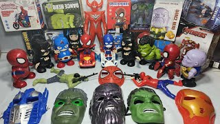 Unboxing 13 Robot Hulk Ironman Captain america Spiderman Avengers smash [upl. by Ardnola]