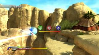 Sonic Unleashed 360  Arid Sands Day quotTime Trial Lv3quot Playthrough [upl. by Keil117]