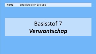 VMBO 3  Erfelijkheid en evolutie  7 Verwantschap  8e Editie [upl. by Karlene]