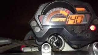 Yamaha FZ16 top speed 144kmpl [upl. by Delp]