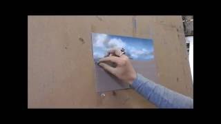 soft pastel landscape demonstration by Nathalie JAGUIN [upl. by Aliuqaj]