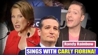 RANDY RAINBOW amp CARLY FIORINA DUET Just in Love with TED CRUZ [upl. by Carney]