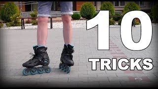 10 TRICKS THAT WILL MAKE YOU A BETTER SKATER  How to rollerblade  inline skating tricks [upl. by Tobye896]