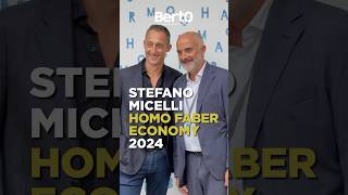 Homo Faber Economy 2024 Stefano Micelli racconta il Caso Studio BertO [upl. by Griswold]